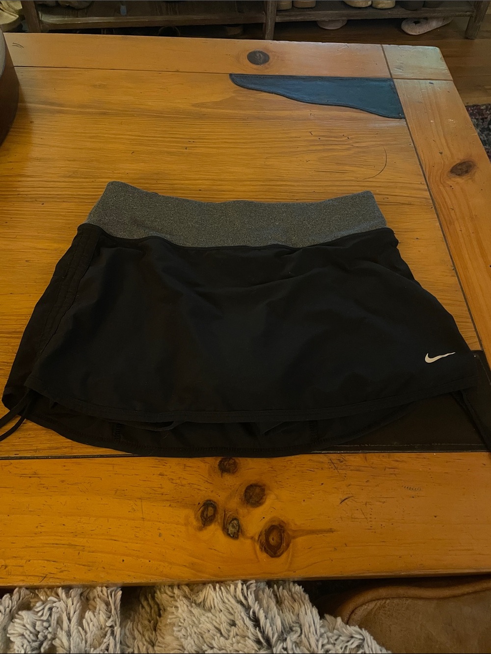 Nike Black Skirt with Gray Waistband